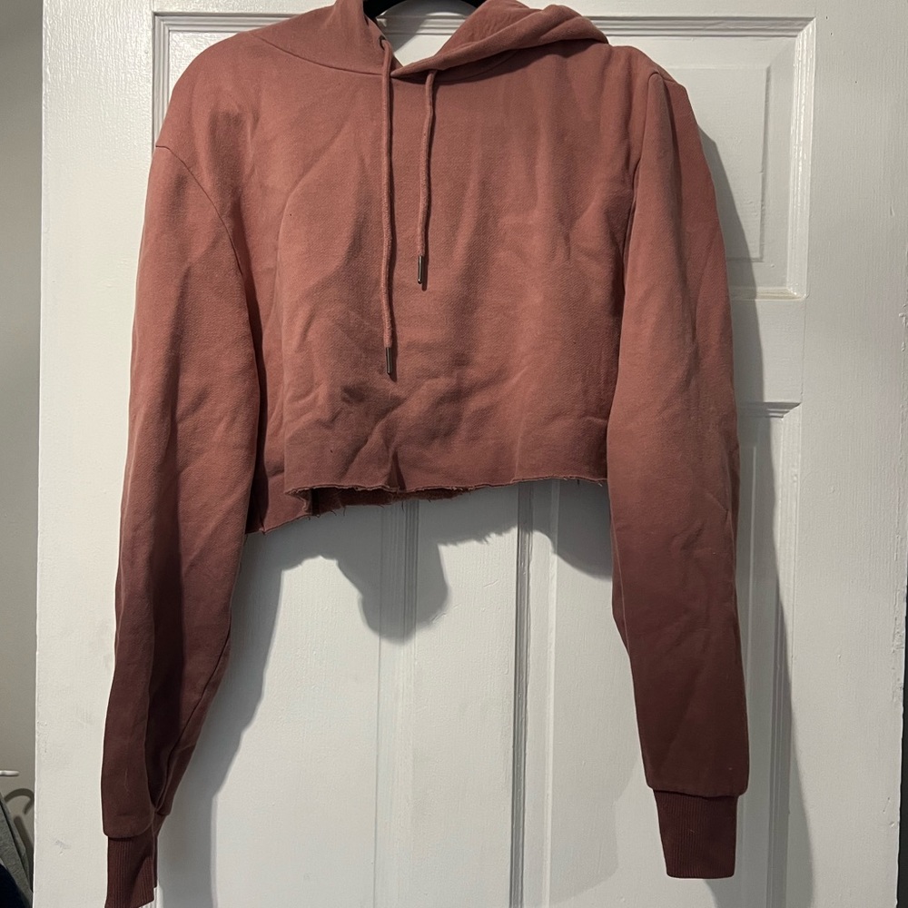 Kolby Ombré Cropped Hoodie